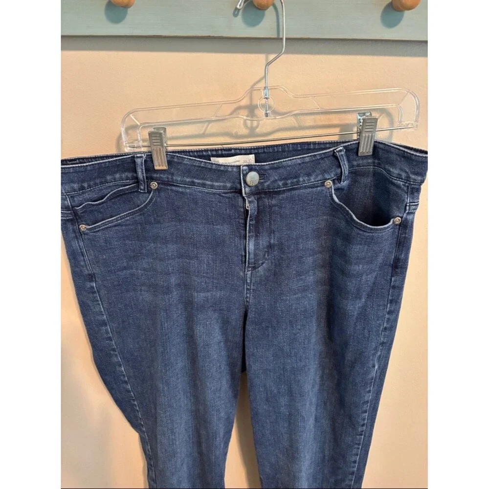 J Jill slim boyfriend straight leg jeans size 16 tall